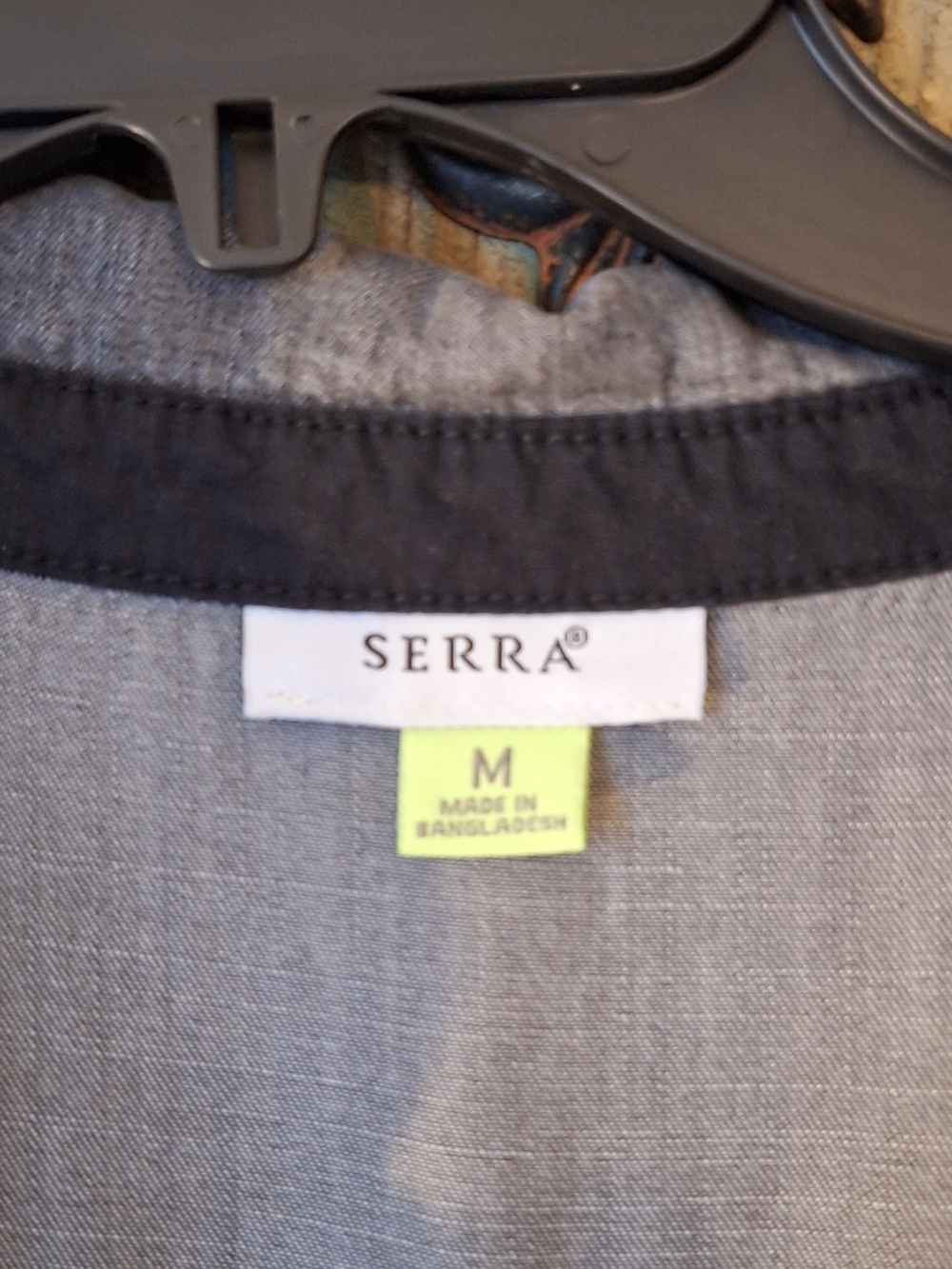 🔥🔥CLEARANCE🔥🔥 Serra Charcoal Washed Button-Front Mini Dress. Medium - Picture 6 of 8